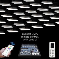 200W Full Color RGB LED Panel Soft Light 2800-9990k APP /DMX Control Dimming with 12 Color Effect