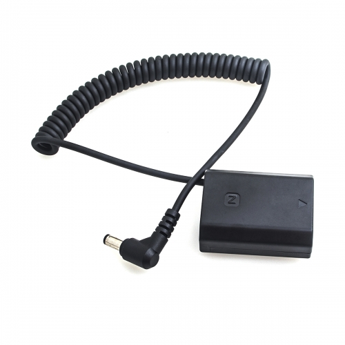 Sony NP-FZ100 full decoding Dummy battery (Coiled cable)