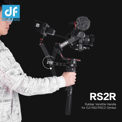 Rubber Versitile Handle for DJI RS2/RS3 PRO/RSC2 Gimbal