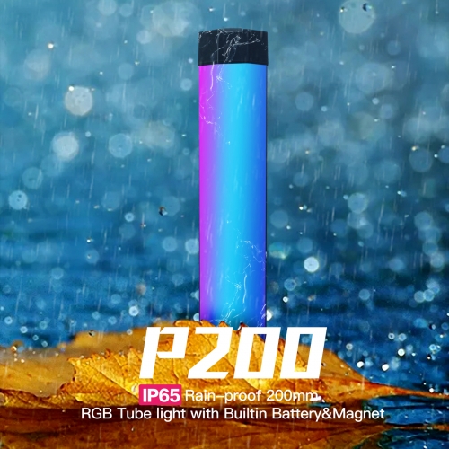 IP65 Rain-proof 200mm RGB Tube light with Builtin Battery&Magnet