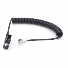 Coiled D-Tap to RED KOMODO Camera Power Cable 0.35-0.5m