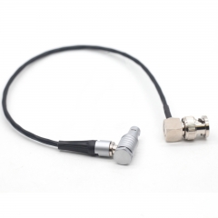 0.5m ARR mini recorder and camera time code synchronization cable, 0B5 pin to BNC, mini time code cable