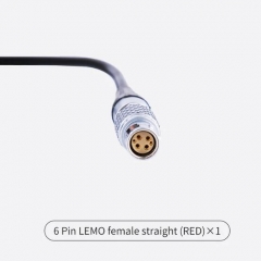 66cm D-Tap to 6 Pin LEMO Anti Short Circuit Power Cable for RED Camera
