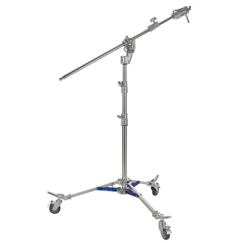 10kg Payload 5 Sections Boom Stand with Boom Extension&Locking Wheel