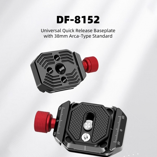 Universal Quick Release Baseplate with 38mm Arca-Type Standard