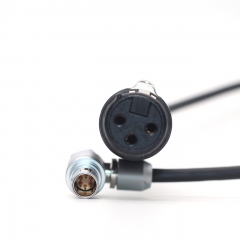 60cm Right-angle 6 Pin to 3 Pin Female XLR Audio Cable for ARRI alexa mini LF